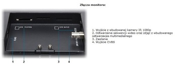 МОНИТОР VILUX 8 ДЮЙМОВ + СКРЫТАЯ IP-КАМЕРА 2 Мпикс.