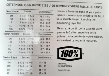 100 ПРОЦЕНТОВ (2023) ПЕРЧАТКИ ITRACK ЧЕРНЫЕ L