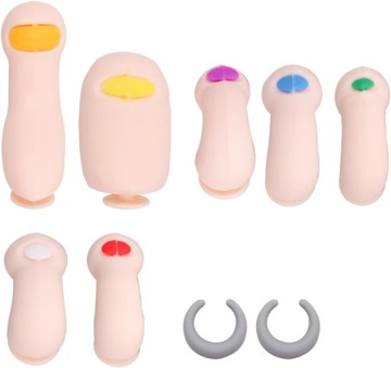 Funny Toe Shoe Charms Set Hilarious Realistic Toes Charms Clog