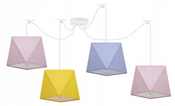 Lampa wisząca PAJĄK DIAMENCIK 4 - kolory