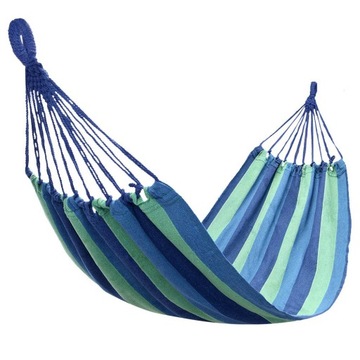 HAMAK OGRODOWY JEDNOOSOBOWY + WOREK 200x80CM 160KG