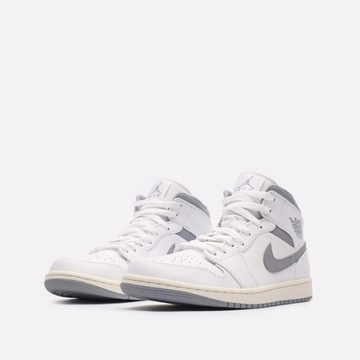 Buty Air Jordan 1 Mid (554724-135) White/Stealth