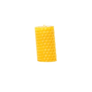 Świeca z węzy pszczelej walec W-053 wys. 5 cm