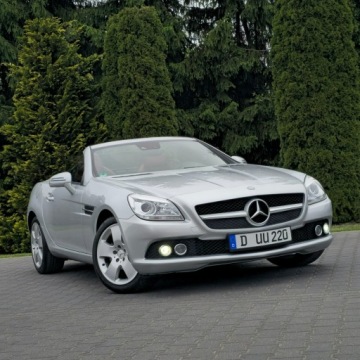 Mercedes SLK R172 Roadster 200 BlueEFFICIENCY 184KM 2011 Mercedes SLK 200 Skóry, Czerwona nić, Automat, zdjęcie 15