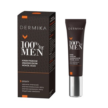 DERMIKA 100% for MEN przeciwzmarszczkowy KREM pod Oczy dla Mężczyzn 15ml