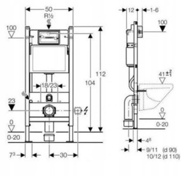 УНИТАЗ GEBERIT MEXEN RICO, БЕЛЫЙ МАТОВЫЙ, ТОНКОЕ СИДЕНЬЕ