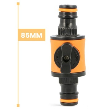 Садовый быстрый соединитель Клапан включения/выключения Двухсекционный соединитель Соединитель садового шланга
