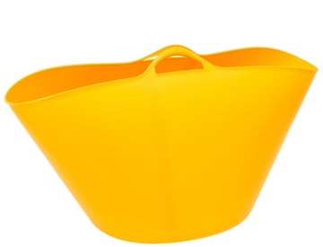 Гибкая корзина-контейнер GARDEN для белья, YELLOW FLOWER POT, 42л