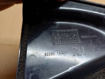 NISSAN JUKE 10-17 KRYT ZÁSLEPKA DVEŘE PRAVÁ ZADNÍ