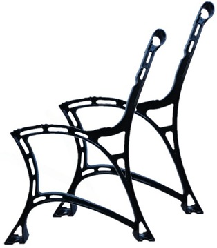 НОЖКИ НОГИ ДЛЯ АЛЮМИНИЕВОЙ СКАМЬИ ROYAL GARDEN BENCHES 4x