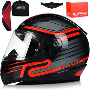 KASK MOTOCYKLOWY LS2 FF353 RAPID II CIRCUIT SYSTEM PINLOCK ECER 22.06