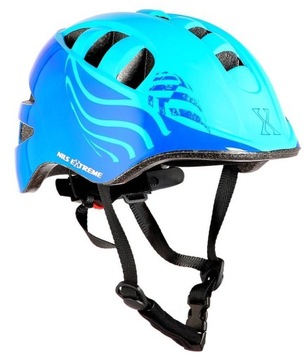 РЕГУЛИРУЕМЫЙ ШЛЕМ ДЛЯ РОЛИКОВОГО ВЕЛОСИПЕДА, СКЕЙБОРДА ДЛЯ ДЕТЕЙ 48-55 см NILS EXTREME