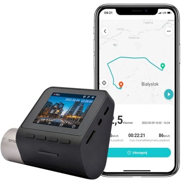 Автомобильная камера 70mai PRO Plus+ A500S, язык PL