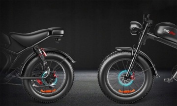 Электрический горный велосипед EMOKO C93, 55 км/ч, 1000 Вт, 20 Ач, 20 дюймов, MTB с толстыми шинами