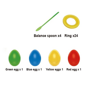 НАВЫКИ ЯЙЦО СБАЛАНСИРОВАННАЯ ЛОЖКА СЕМЕЙНЫЙ СПОРТ ИГРА ВУПИ ГОНКА
