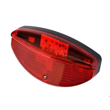 Lampa tylna rowerowa Nexelo na prądnicę 3 LED