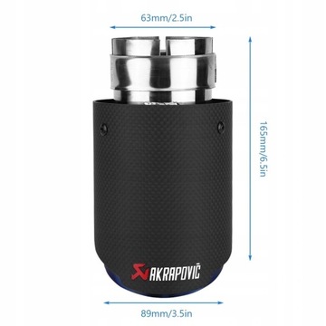 НАКОНЕЧНИК ГЛУШИТЕЛЯ, НАКЛАДКА 60MM