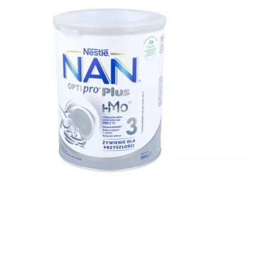 DOSKONAŁE MLEKO NESTLE NAN OPTIPRO PLUS 3 HM-O 800G NEW STAN IDEAŁ