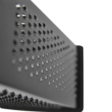 ЧЕРНАЯ ТЕРКА ДЛЯ ОВОЩЕЙ, КАРТОФЕЛЯ, ФРУКТОВ, 4, НЕСКОЛЬЗЯЩАЯ СТОРОНА