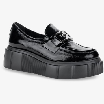 ЖЕНСКИЕ КОЖАНЫЕ ТУФЛИ НА ПЛАТФОРМЕ 39