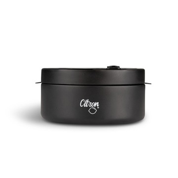 TERMOS OBIADOWY Z PODZIAŁKĄ 400 ML BLACK CZARNY CITRON