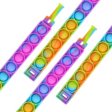 6 штук Pop it Fidget игрушки браслеты, релаксация