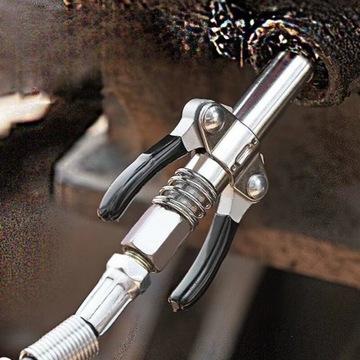 KOŃCÓWKA SMAROWNICY SAMOBLOKUJĄCA 10000 PSI DO KALAMITEK POLSKA WĘŻYK 30 CM