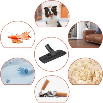 УНИВЕРСАЛЬНАЯ ПРИСОСОЧНАЯ ЩЕТКА НАКОНЕЧНИК 35мм С ВЫДВИЖНОЙ щетиной ДЛЯ ПЫЛЕСОСА