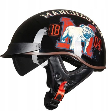 KASK MOTOCYKLOWY retro NIEMIECKI orzeszek roz. XL