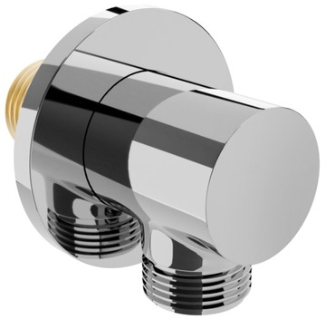 MEXEN KAI PRZYŁĄCZE KĄTOWE OKRĄGŁE MOSIĄDZ CHROM