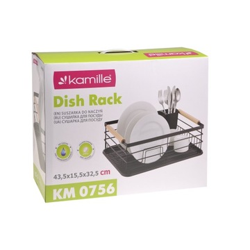 СУШКА ПОСУДЫ СТОЛОВЫЕ ПРИБОРЫ СТОЯЩИЕ С ПОДДОНОМ КАПЕЛЬНИЦА