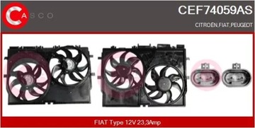 CEF74059AS/CSC WENTYLATOR CHLODNICY