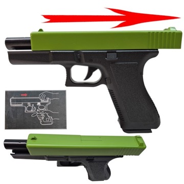 Pistolet Glock 17 gen. IV Replika ASG Pistolet na KULKI 6mm+Granat 800 szt.