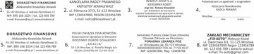 Штамп компании COLOP C40 - 8 строк - Дизайн + Ластик