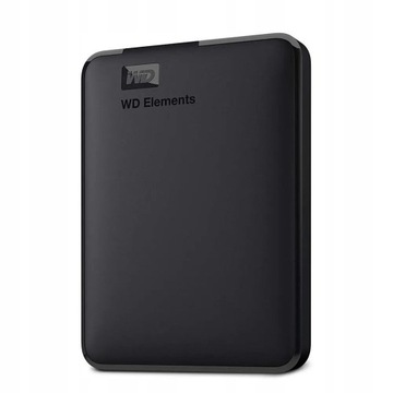 Портативный накопитель WD Elements, 4 ТБ, 2,5 дюйма, USB3.0/USB2.0, черный