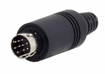 WMDIN-10p Wtyk DIN-mini na kabel 10 pin (typ9)