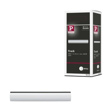 Szynoprzewód URail system 0,1m 230V biały mat / metal PL95498