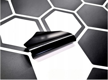 НАКЛЕЙКИ СОТОВЫЕ ШЕСТИГРАННЫЕ для авто 36 шт., 9 см.