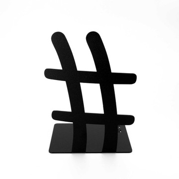 Podpórka do książek STOJAK NA KSIĄŻKI HASHTAG