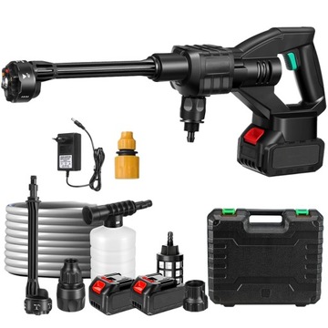 Myjka Ciśnieniowa Akumulatorowa Bezprzewodowa 21V 100bar 500W W 2x Baterie
