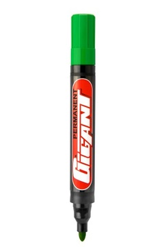 Marker permamentny Gigant Kamet okrągły zielony