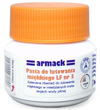 Pasta do lutowania miedzi LF nr 3 100g