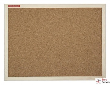 Tablica korkowa Memoboards w drewnianej ramie 900mm x 600mm (TC96)