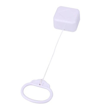 Музыкальная шкатулка с вытяжным кольцом, белые пластиковые часы со шнурком