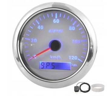 85mm Marine Auto prędkościomierz GPS 120 KM/H