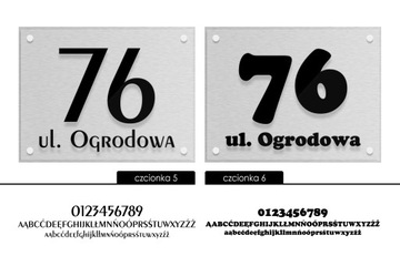 Адресная доска 3D адрес номер дома 33х25 матовый алюминий