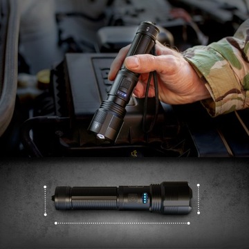 МЕГА МОЩНЫЙ ТАКТИЧЕСКИЙ СВЕТОДИОДНЫЙ ФОНАРЬ С USB АККУМУЛЯТОРОМ