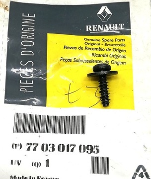 WKRĘt ŚRUBA MOCOWANIA REFLEKTORA I AIRBAG MODUS MEGANE SCENIC 7703017095 OE