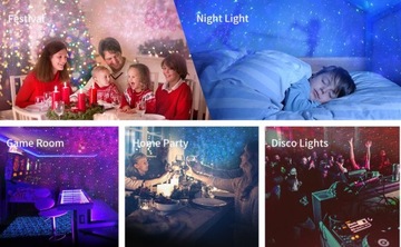 Projektor Gwiazd Star LED - Lampka Nocna Prezent