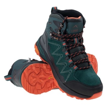 Zielone Zamsz Buty Trekkingowe Elbrus r.41